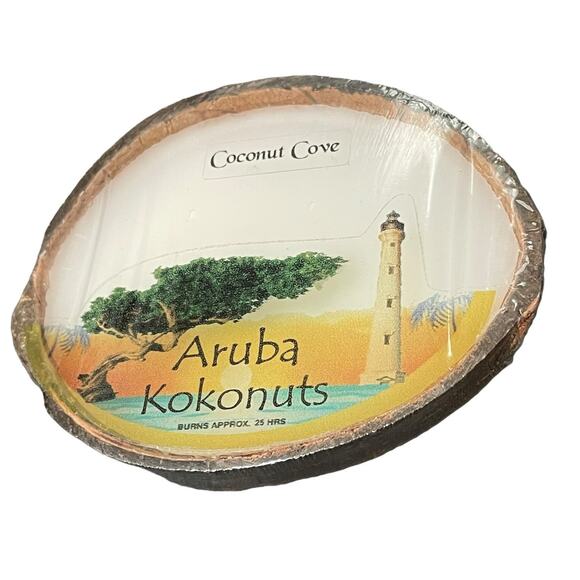 Koppes Kokonuts Kandles Candle Coconut Cove Shell Aruba Float Scent Holiday 25hr - Picture 2 of 8